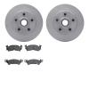 4202-47105 Geospec Brake Rotors w/Heavy-Duty Brake Pads Kit, 1969-1996 GM, Position: Front - image 1