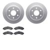 4202-48009 Geospec Brake Rotors w/Heavy-Duty Brake Pads Kit, 2000-2006 GM, Position: Rear - image 1