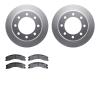 4202-48018 Geospec Brake Rotors w/Heavy-Duty Brake Pads Kit, 2009-2020 GM, Position: Rear - image 1