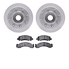 4202-48024 Geospec Brake Rotors w/Heavy-Duty Brake Pads Kit, 1974-1996 GM, Position: Front - image 1