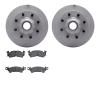 4202-48025 Geospec Brake Rotors w/Heavy-Duty Brake Pads Kit, 1971-1989 GM, Position: Front - image 1