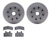 4202-48088 Geospec Brake Rotors w/Heavy-Duty Brake Pads Kit, 1992-2002 GM, Position: Front - image 1