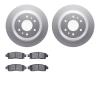 4202-48107 Geospec Brake Rotors w/Heavy-Duty Brake Pads Kit, 2002-2009 GM, Position: Rear - image 1