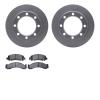 4202-48134 Geospec Brake Rotors w/Heavy-Duty Brake Pads Kit, 1971-1973 GM, Position: Front - image 1