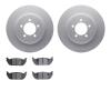 4202-55020 Geospec Brake Rotors w/Heavy-Duty Brake Pads Kit, 2003-2005 Ford/Lincoln/Mercury/Mazda, Position: Rear - image 1