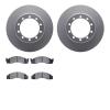 4202-99084 Geospec Brake Rotors w/Heavy-Duty Brake Pads Kit, 1988-1998 Ford/Lincoln/Mercury/Mazda, Position: Rear, Front