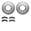4202-99179 Geospec Brake Rotors w/Heavy-Duty Brake Pads Kit, Fits Select Ford/Lincoln/Mercury/Mazda, Position: Rear - image 1