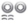 4202-99181 Geospec Brake Rotors w/Heavy-Duty Brake Pads Kit, Fits Select Ford/Lincoln/Mercury/Mazda, Position: Rear - image 1
