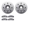 4202-99194 Geospec Brake Rotors w/Heavy-Duty Brake Pads Kit, Fits Select Ford/Lincoln/Mercury/Mazda, Position: Front - image 1
