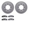 4202-99195 Geospec Brake Rotors w/Heavy-Duty Brake Pads Kit, Fits Select Ford/Lincoln/Mercury/Mazda, Position: Rear - image 1