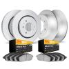 4204-40090 Geospec Brake Rotors w/Heavy-Duty Brake Pads Kit, Fits Select Multiple Makes/Models, Position: Front and Rear - image 1