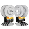 4204-42002 Geospec Brake Rotors w/Heavy-Duty Brake Pads Kit, Fits Select Mopar, Position: Front and Rear - image 1