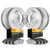 4204-48016 Geospec Brake Rotors w/Heavy-Duty Brake Pads Kit, 2011-2019 GM, Position: Front and Rear - image 1