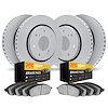4204-54004 Geospec Brake Rotors w/Heavy-Duty Brake Pads Kit, 2012-2014 Ford/Lincoln/Mercury/Mazda, Position: Front and Rear - image 1