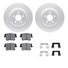 4212-39052 Geospec Brake Rotors w/Heavy-Duty Brake Pads & Hardware, 2006-2014 Mopar, Position: Rear - image 1