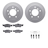 4212-40093 Geospec Brake Rotors w/Heavy-Duty Brake Pads & Hardware, 2002-2006 Multiple Makes/Models, Position: Rear - image 1