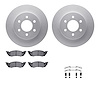 4212-40119 Geospec Brake Rotors w/Heavy-Duty Brake Pads & Hardware, 1997-1998 Mopar, Position: Front - image 1