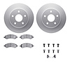 4212-40131 Geospec Brake Rotors w/Heavy-Duty Brake Pads & Hardware, 2006-2018 Mopar, Position: Front - image 1