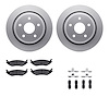 4212-40132 Geospec Brake Rotors w/Heavy-Duty Brake Pads & Hardware, 2002-2018 Mopar, Position: Rear - image 1