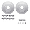 4212-40142 Geospec Brake Rotors w/Heavy-Duty Brake Pads & Hardware, 2004-2006 Mopar, Position: Rear - image 1