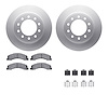 4212-40145 Geospec Brake Rotors w/Heavy-Duty Brake Pads & Hardware, 2008-2021 Multiple Makes/Models, Position: Front