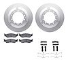 4212-40156 Geospec Brake Rotors w/Heavy-Duty Brake Pads & Hardware, 2005-2017 Multiple Makes/Models, Position: Front, Rear