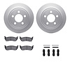 4212-42005 Geospec Brake Rotors w/Heavy-Duty Brake Pads & Hardware, 2003-2007 Mopar, Position: Rear - image 1