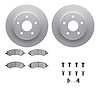 4212-42060 Geospec Brake Rotors w/Heavy-Duty Brake Pads & Hardware, 2008-2012 Mopar, Position: Front