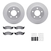 4212-42073 Geospec Brake Rotors w/Heavy-Duty Brake Pads & Hardware, 1990-1999 Mopar, Position: Front - image 1