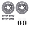 4212-42075 Geospec Brake Rotors w/Heavy-Duty Brake Pads & Hardware, 1993-1994 Mopar, Position: Rear - image 1