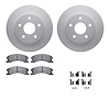 4212-42079 Geospec Brake Rotors w/Heavy-Duty Brake Pads & Hardware, 1999-2004 Mopar, Position: Front - image 1