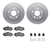 4212-42086 Geospec Brake Rotors w/Heavy-Duty Brake Pads & Hardware, 2007-2018 Mopar, Position: Front - image 1