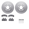 4212-47068 Geospec Brake Rotors w/Heavy-Duty Brake Pads & Hardware, 1990-1993 GM, Position: Front - image 1