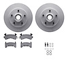 4212-47105 Geospec Brake Rotors w/Heavy-Duty Brake Pads & Hardware, 1982-1995 GM, Position: Front - image 1