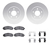 4212-47107 Geospec Brake Rotors w/Heavy-Duty Brake Pads & Hardware, 2002-2007 GM, Position: Front - image 1