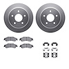 4212-48001 Geospec Brake Rotors w/Heavy-Duty Brake Pads & Hardware, 1997-2005 GM, Position: Rear - image 1