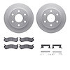 4212-48003 Geospec Brake Rotors w/Heavy-Duty Brake Pads & Hardware, 1999-2008 GM, Position: Front - image 1