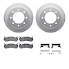 4212-48008 Geospec Brake Rotors w/Heavy-Duty Brake Pads & Hardware, 1999-2013 GM, Position: Rear - image 1