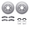 4212-48010 Geospec Brake Rotors w/Heavy-Duty Brake Pads & Hardware, 2000-2006 GM, Position: Rear - image 1