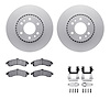4212-48015 Geospec Brake Rotors w/Heavy-Duty Brake Pads & Hardware, 2002-2005 GM, Position: Front - image 1