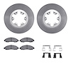 4212-48016 Geospec Brake Rotors w/Heavy-Duty Brake Pads & Hardware, 2004-2008 GM, Position: Front