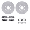 4212-48017 Geospec Brake Rotors w/Heavy-Duty Brake Pads & Hardware, 2005-2008 GM, Position: Front - image 1