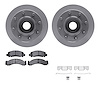 4212-48076 Geospec Brake Rotors w/Heavy-Duty Brake Pads & Hardware, 1974-1996 GM, Position: Front - image 1