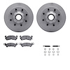 4212-48077 Geospec Brake Rotors w/Heavy-Duty Brake Pads & Hardware, 1971-1989 GM, Position: Front - image 1
