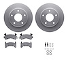 4212-48080 Geospec Brake Rotors w/Heavy-Duty Brake Pads & Hardware, 1979-1998 GM, Position: Front - image 1