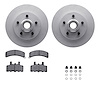 4212-48092 Geospec Brake Rotors w/Heavy-Duty Brake Pads & Hardware, 1992-2002 GM, Position: Front - image 1