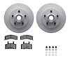 4212-48094 Geospec Brake Rotors w/Heavy-Duty Brake Pads & Hardware, 1998-2000 GM, Position: Front - image 1