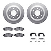 4212-48121 Geospec Brake Rotors w/Heavy-Duty Brake Pads & Hardware, 2002-2009 GM, Position: Rear - image 1