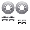 4212-48129 Geospec Brake Rotors w/Heavy-Duty Brake Pads & Hardware, 2001-2020 GM, Position: Front - image 1