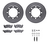 4212-48146 Geospec Brake Rotors w/Heavy-Duty Brake Pads & Hardware, 1971-1973 GM, Position: Front - image 1